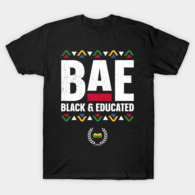 BAE Black And Educated Black History Month Teacher T-Shirt by trendingoriginals